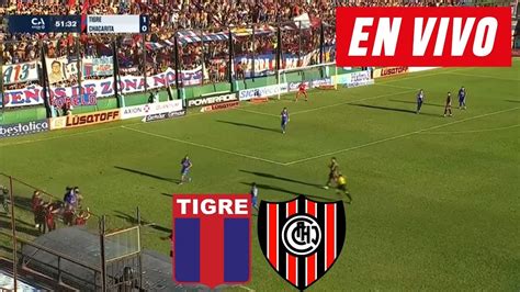 tigre vs chacarita en vivo